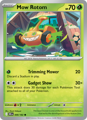 DRI Destined Rivals 009/244 Mow Rotom (Common - reverse)