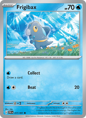 PAF Paldean Fates 017/245 Frigibax (Common - normal)