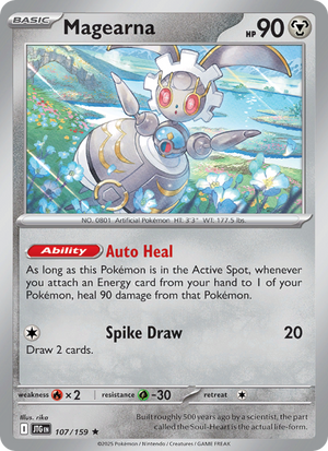 JTG Journey Together 107/190 Magearna (Rare - holo)