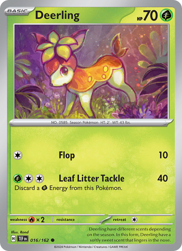 TEF Temporal Forces 016/218 Deerling (Common - normal)