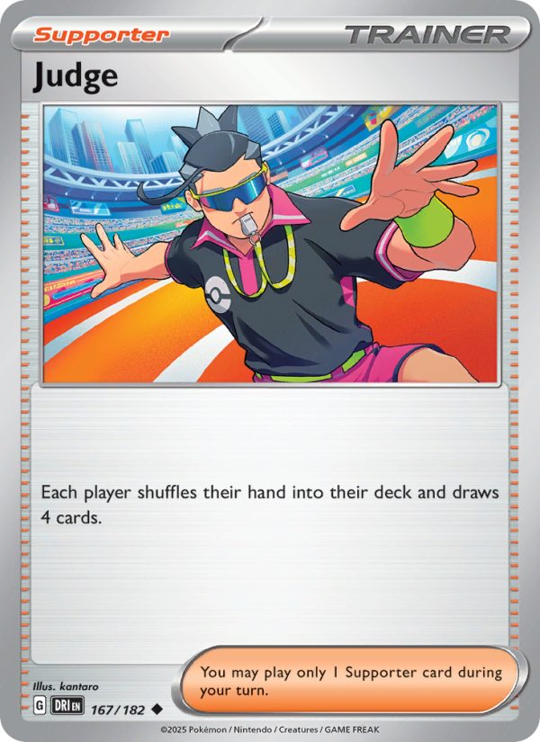 DRI Destined Rivals 167/244 Judge (Uncommon - normal)