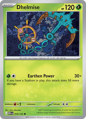 MEG Mega Evolution 018/188 Dhelmise (Common - normal)