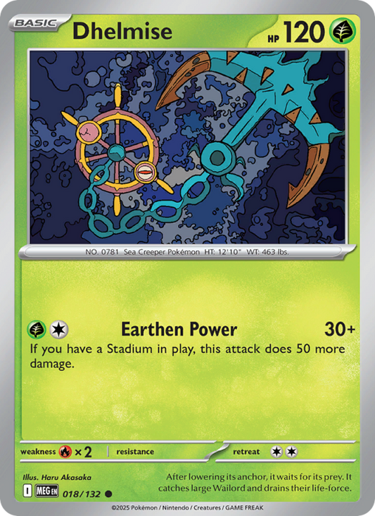 MEG Mega Evolution 018/188 Dhelmise (Common - normal)