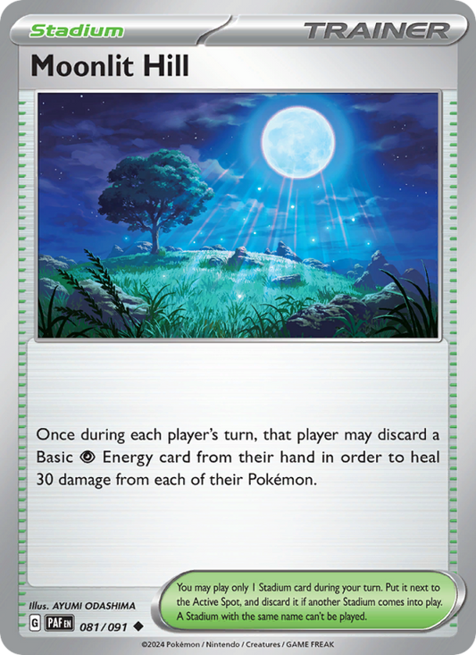 PAF Paldean Fates 081/245 Moonlit Hill (Uncommon - reverse)