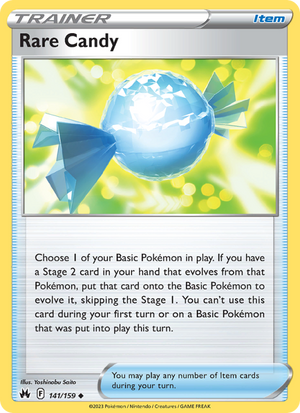 CRZ Crown Zenith 141/230 Rare Candy (Uncommon - normal)
