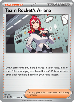 DRI Destined Rivals 171/244 Team Rocket's Ariana (Uncommon - reverse)