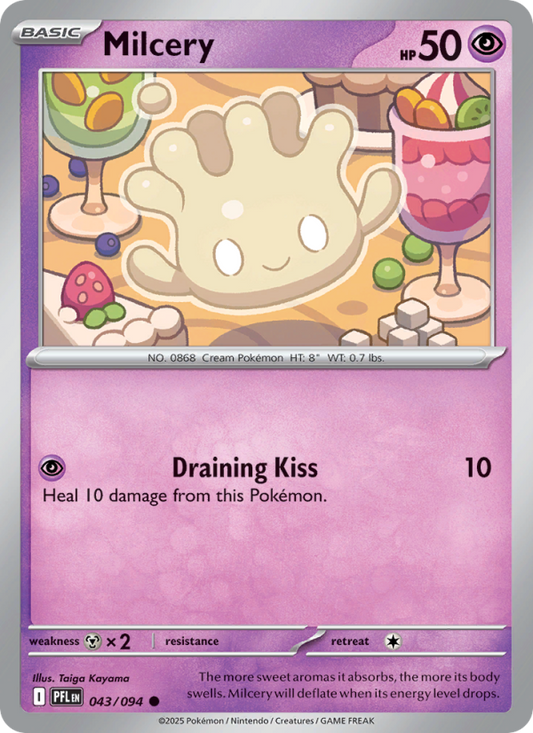 PFL Phantasmal Flames 043/130 Milcery (Common - holo)