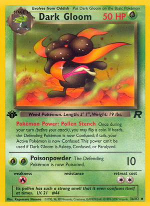 RO Team Rocket 36/83 Dark Gloom (Uncommon - normal-1st-edition)