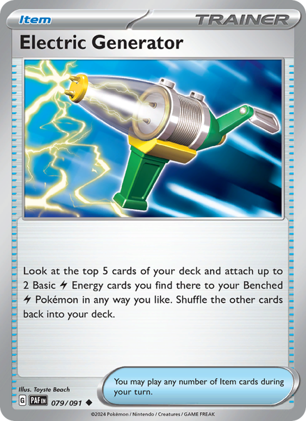 PAF Paldean Fates 079/245 Electric Generator (Uncommon - normal)