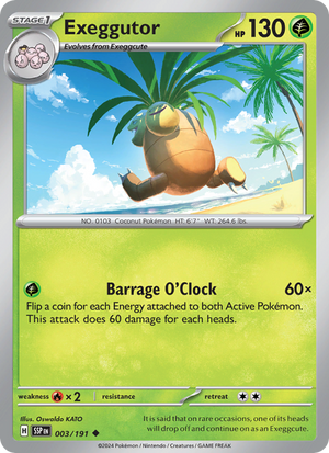 SSP Surging Sparks 003/252 Exeggutor (Uncommon - reverse)