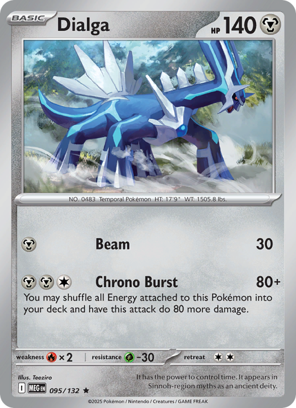 MEG Mega Evolution 095/188 Dialga (Rare - normal)