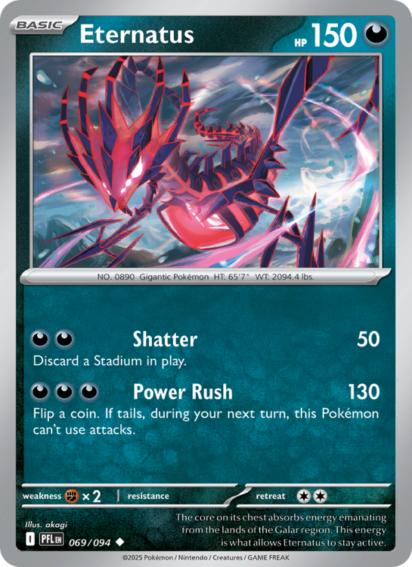 PFL Phantasmal Flames 069/130 Eternatus (Uncommon - reverse)