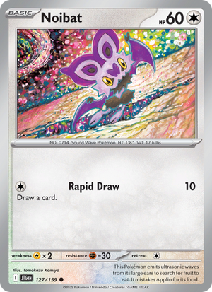 JTG Journey Together 127/190 Noibat (Common - reverse)