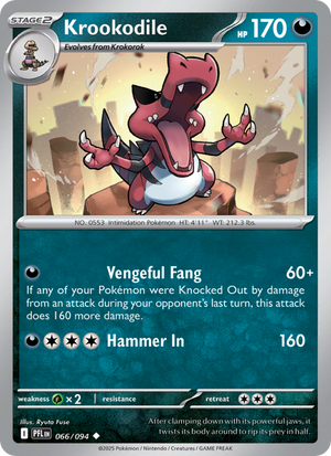 PFL Phantasmal Flames 066/130 Krookodile (Uncommon - reverse)
