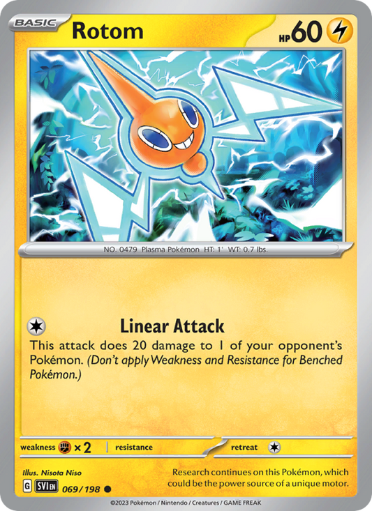 SV Scarlet & Violet 069/258 Rotom (Common - reverse)