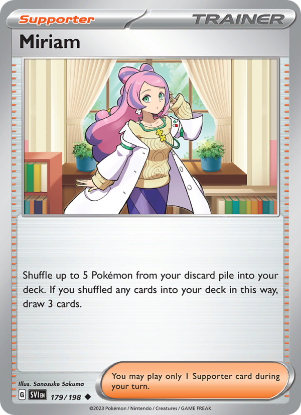 SV Scarlet & Violet 179/258 Miriam (Uncommon - normal)