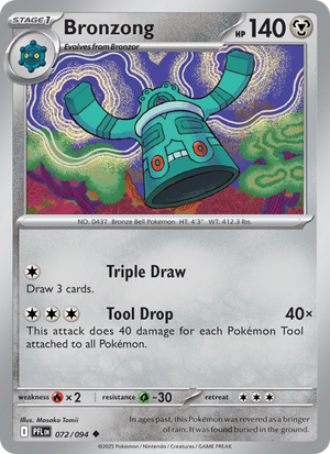 PFL Phantasmal Flames 072/130 Bronzong (Uncommon - holo)