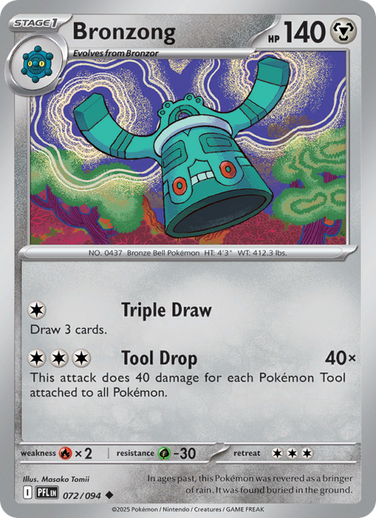 PFL Phantasmal Flames 072/130 Bronzong (Uncommon - holo)