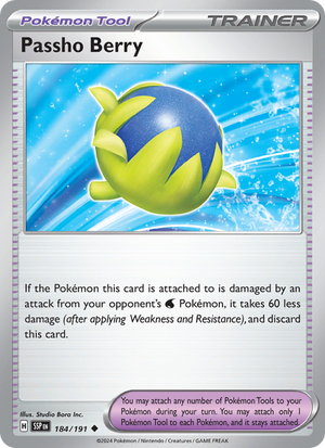 SSP Surging Sparks 184/252 Passho Berry (Uncommon - normal)