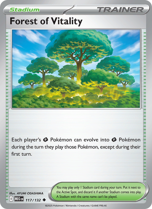 MEG Mega Evolution 117/188 Forest of Vitality (Uncommon - reverse)