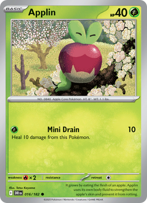 DRI Destined Rivals 016/244 Applin (Common - normal)