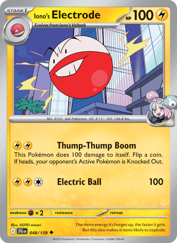JTG Journey Together 048/190 Iono's Electrode (Uncommon - reverse)