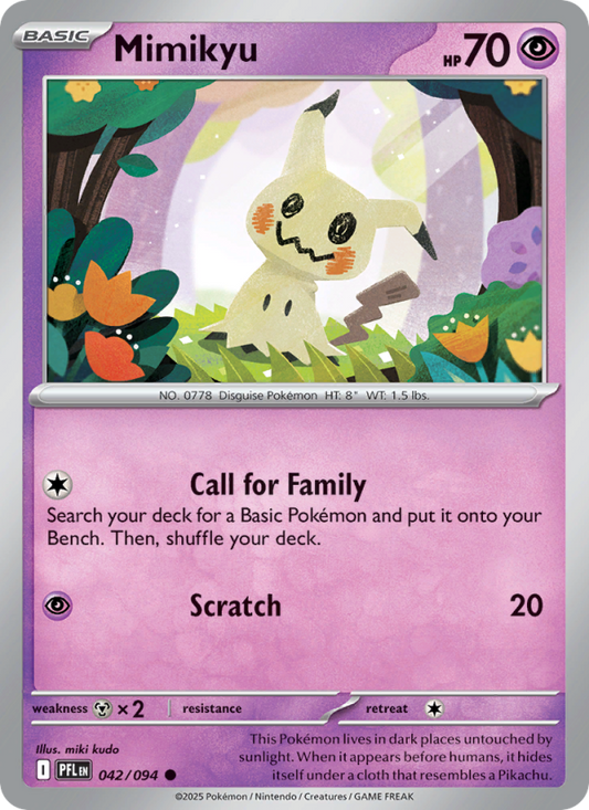 PFL Phantasmal Flames 042/130 Mimikyu (Common - normal)