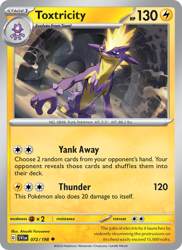 SV Scarlet & Violet 072/258 Toxtricity (Uncommon - normal)