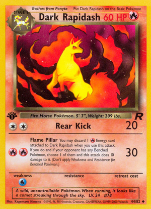 RO Team Rocket 44/83 Dark Rapidash (Uncommon - normal)