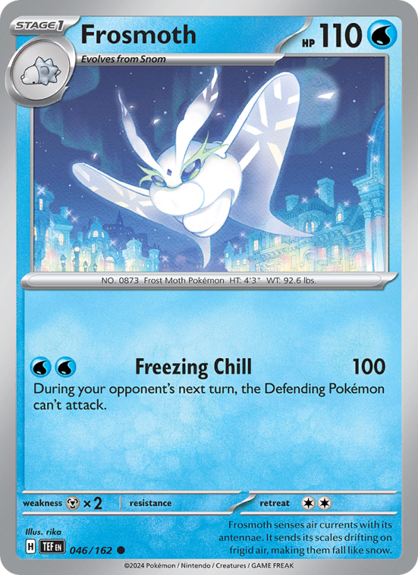 TEF Temporal Forces 046/218 Frosmoth (Common - reverse)
