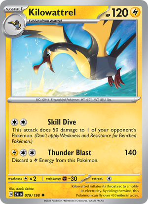 SV Scarlet & Violet 079/258 Kilowattrel (Uncommon - normal)