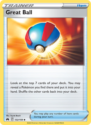 CRZ Crown Zenith 132/230 Great Ball (Uncommon - reverse)