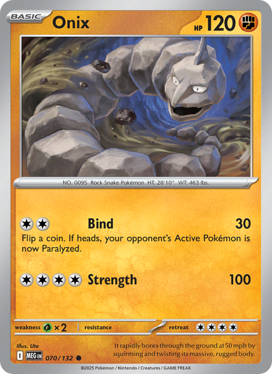 MEG Mega Evolution 070/188 Onix (Common - normal)