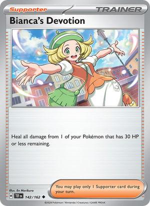 TEF Temporal Forces 142/218 Bianca's Devotion (Uncommon - reverse)