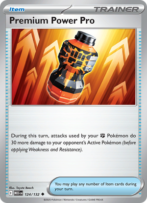 MEG Mega Evolution 124/188 Premium Power Pro (Uncommon - normal)