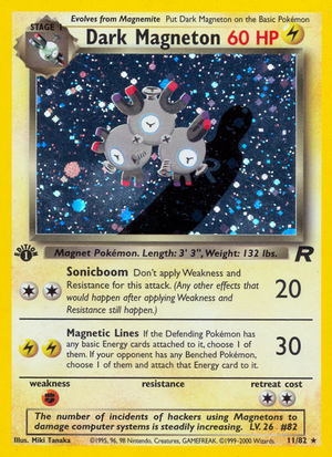 RO Team Rocket 11/83 Dark Magneton (Rare - holo)