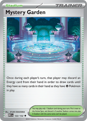 MEG Mega Evolution 122/188 Mystery Garden (Uncommon - holo)