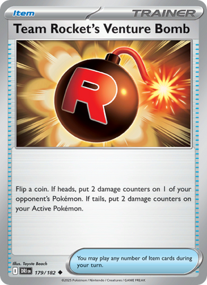 DRI Destined Rivals 179/244 Team Rocket's Venture Bomb (Uncommon - normal)