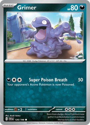 SV Scarlet & Violet 126/258 Grimer (Common - normal)
