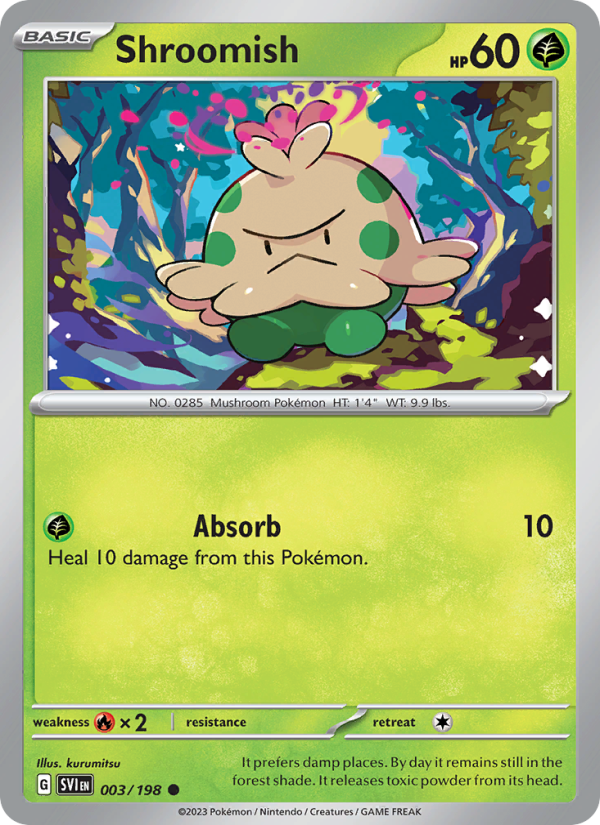 SV Scarlet & Violet 003/258 Shroomish (Common - normal)