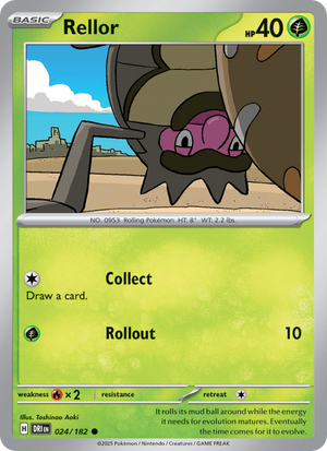 DRI Destined Rivals 024/244 Rellor (Common - reverse)