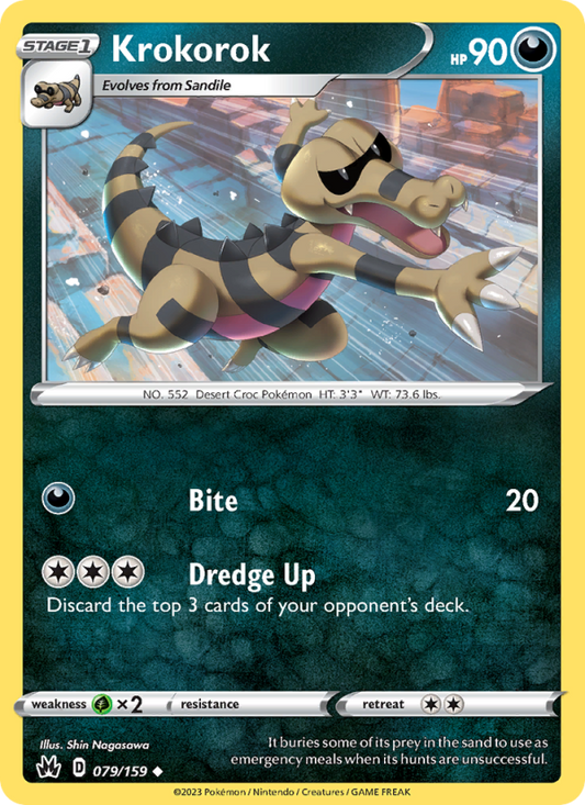 CRZ Crown Zenith 079/230 Krokorok (Uncommon - reverse)