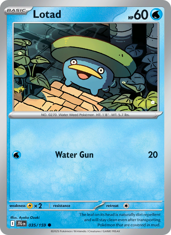JTG Journey Together 035/190 Lotad (Common - normal)