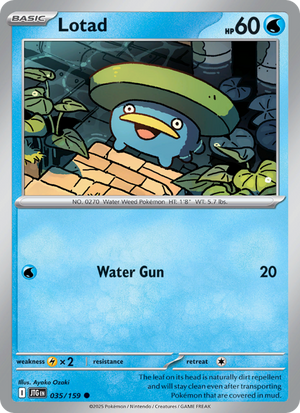 JTG Journey Together 035/190 Lotad (Common - normal)