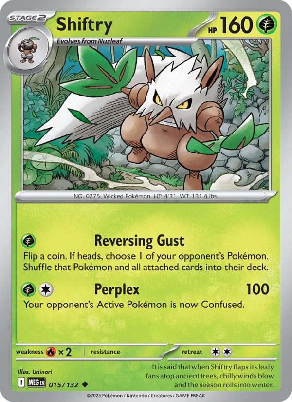 MEG Mega Evolution 015/188 Shiftry (Uncommon - normal)