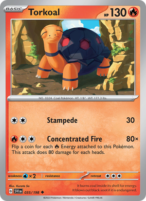 SV Scarlet & Violet 035/258 Torkoal (Uncommon - normal)