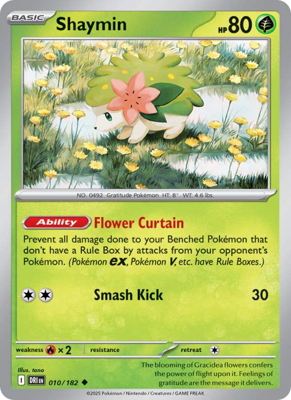 DRI Destined Rivals 010/244 Shaymin (Uncommon - normal)