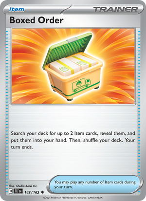 TEF Temporal Forces 143/218 Boxed Order (Uncommon - normal)