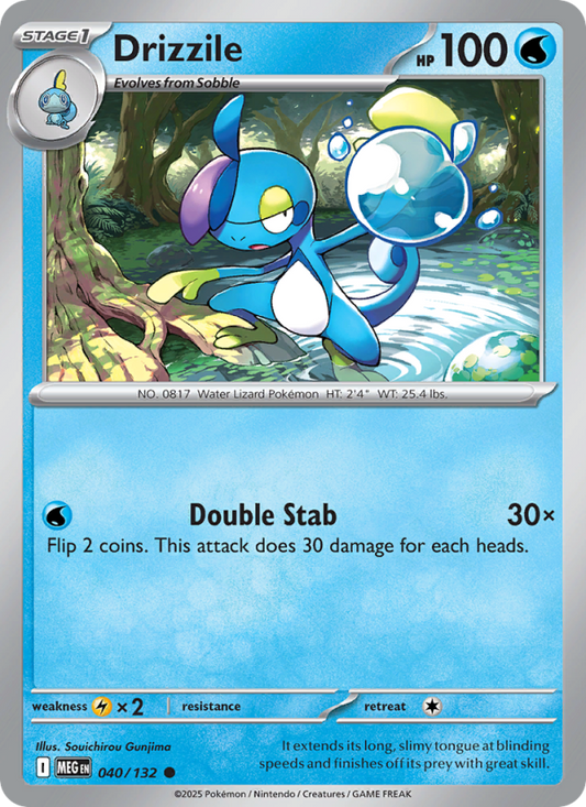 MEG Mega Evolution 040/188 Drizzile (Common - reverse)