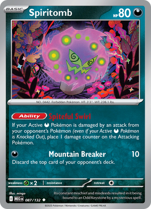 MEG Mega Evolution 087/188 Spiritomb (Uncommon - normal)